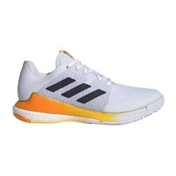 ADIDAS CRAZYFLIGHT WHITE/ORANGE ALE GALÁN SHOES at only 149,95 € in Padel Market