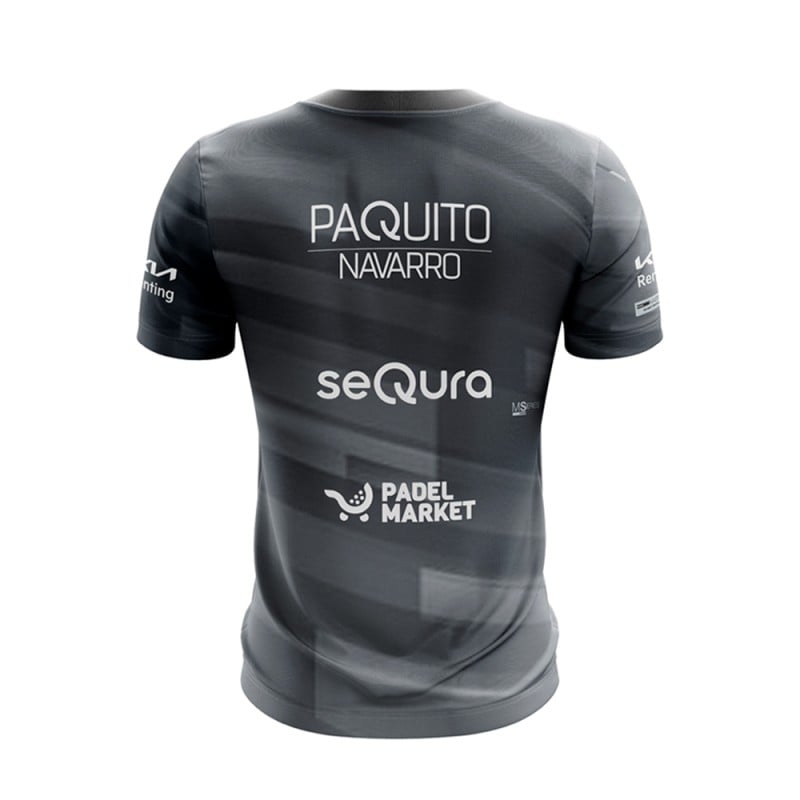 BULLPADEL ADULA Black PAQUITO NAVARRO SS24 T-shirt at only 49,95 € in Padel Market