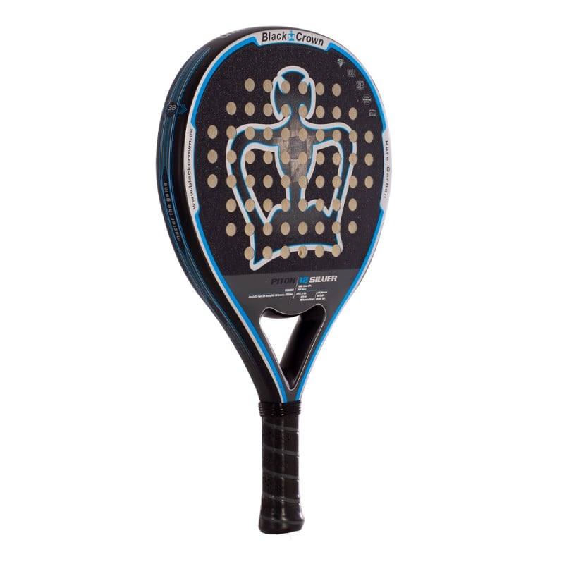 BLACK CROWN PITON 12 SILVER 2024 (RACKET) at only 207,00 € in Padel Market
