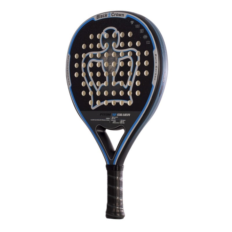 BLACK CROWN PITON 12 SILVER 2024 (RACKET) at only 206,95 € in Padel Market
