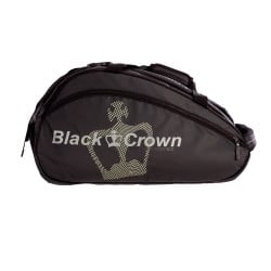 BLACK CROWN WONDER PRO 2.0 SVART/GUL FLUOR (RACKETVÄSKA) för endast 58,95 € i Padel Market
