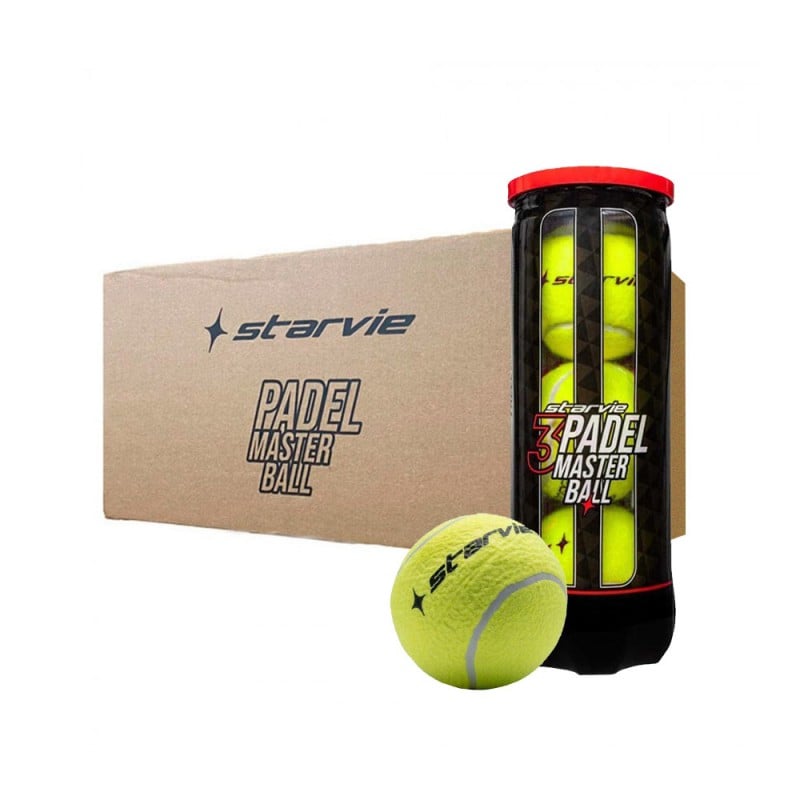 BOX 24 STARVIE MASTER BALL 3 BALL CANS (72 BALLS) at only 84,95 € in Padel Market