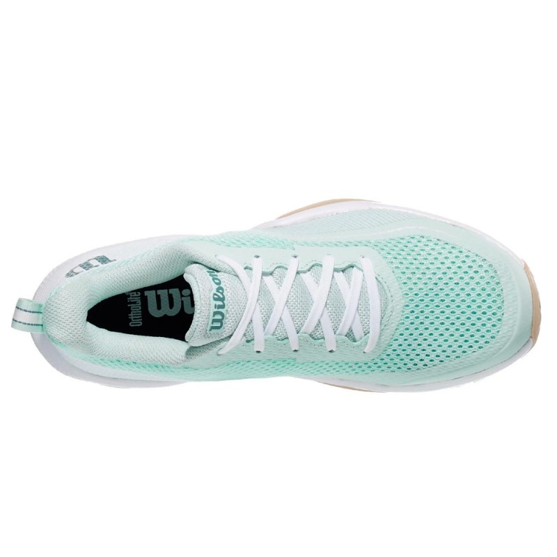 WILSON RUSH PRO LITE OPAL BLUE WHITE WOMENS SHOES at only 89,95 € in Padel Market