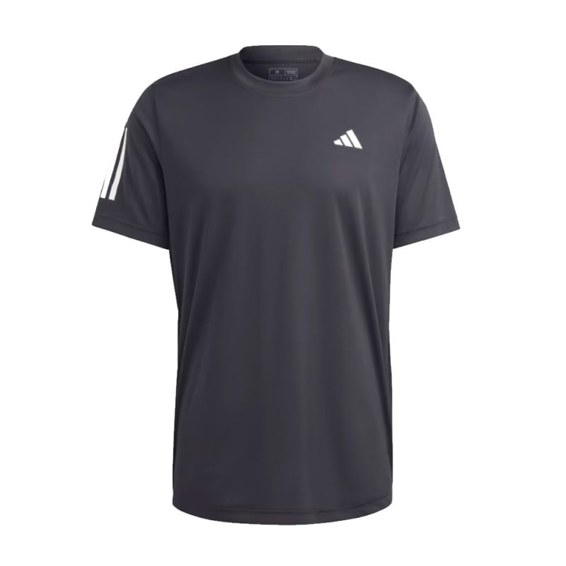 ADIDAS CLUB 3-STRIPES T-SHIRT BLACK at only 39,95 € in Padel Market