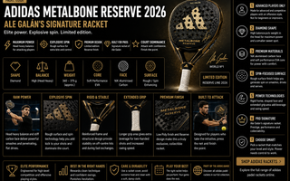 Adidas Metalbone Reserve 2026: Ale Galán's Signature Racket