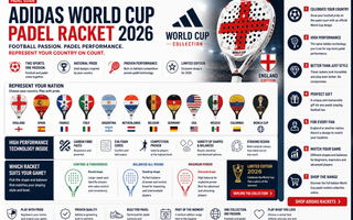 Adidas World Cup Padel Racket 2026