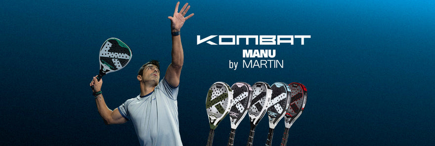 Kombat pádel: la colección Vulcano de Manu Martín al completo