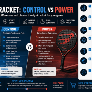 Padel Racket: Control vs Power