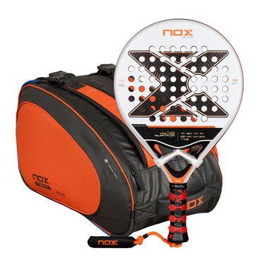 Pack NOX ML10 QUANTUM 3K 2025 + Saco de padel NOX ML10 Team Preto/Argila