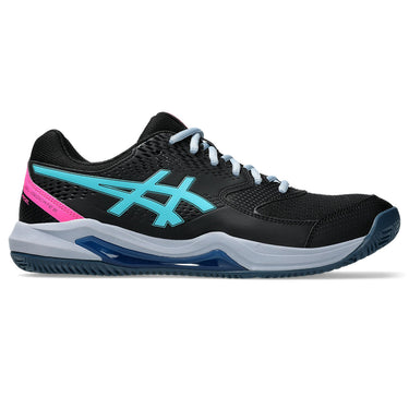 ASICS GEL DEDICATE 8 Padel Negro/Energy Aqua SS25 (Zapatillas)