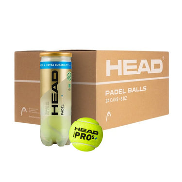 CAJON 24 Botes de 3 Pelotas HEAD Padel PRO S+