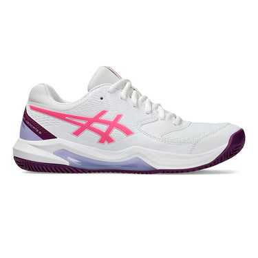 ASICS GEL DEDICATE 8 Padel W Blanco/Dragon Fruit (Zapatillas)