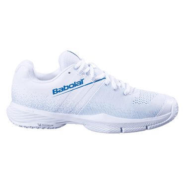 BABOLAT SENSA WOMEN Blanco/Azul SS25 (Zapatillas)