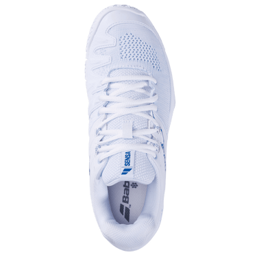 BABOLAT SENSA WOMEN Blanco/Azul SS25 (Zapatillas)