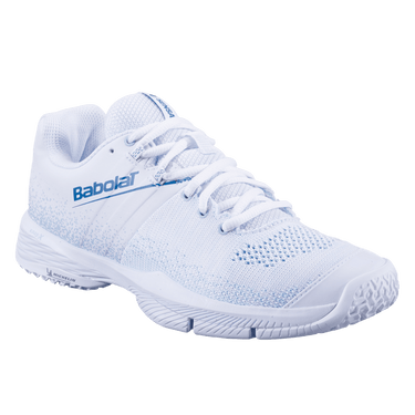 BABOLAT SENSA WOMEN Blanco/Azul SS25 (Zapatillas)