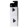 Muñequeras Adidas L Blanco y Logo Negro X2 ALE GALAN