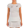 Camiseta mujer Bullpadel AFORE PREMIER PADEL blanca #Color_Blanco
