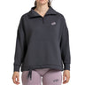 Sudadera mujer Bullpadel ALASIA negra #Color_Negro