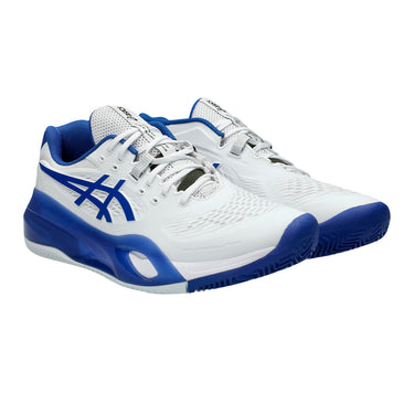 ASICS GEL-RESOLUTION X Clay Branco/Azul FW25 (Tênis) 