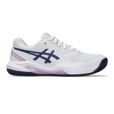 ASICS GEL DEDICATE 8 Argilla Bianco/Lilla W SS25 (Scarpe)