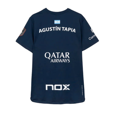 NOX SPONSORS AT10 Mörkblå AGUSTIN TAPIA 2026 (Officiella T-shirt)