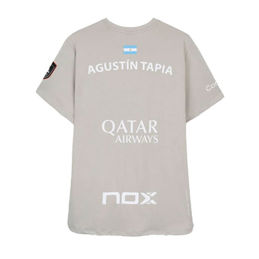 NOX SPONSORS AT10 Grå AGUSTIN TAPIA 2026 (Officiella T-shirt)