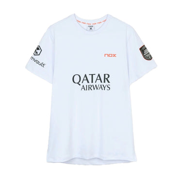 NOX SPONSORS AT10 Blanc AGUSTIN TAPIA 2026 (T-Shirt officiel)
