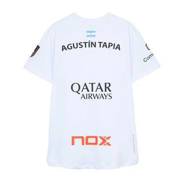 NOX SPONSORS AT10 White AGUSTIN TAPIA 2026 (Official T-Shirt)
