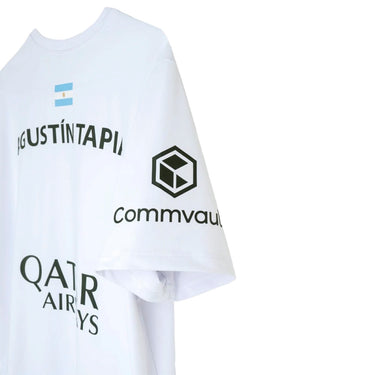 NOX SPONSORS AT10 Blanc AGUSTIN TAPIA 2026 (T-Shirt officiel)