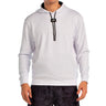 Sudadera hombre Bullpadel BINEE blanca #Color_Blanco