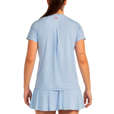 BULLPADEL CHAMUY Azul Celeste Mujer (Camiseta)