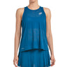 Camiseta mujer Bullpadel Dalena azul #Color_Azul