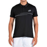 Polo hombre Bullpadel MENKAR negro #Color_Negro