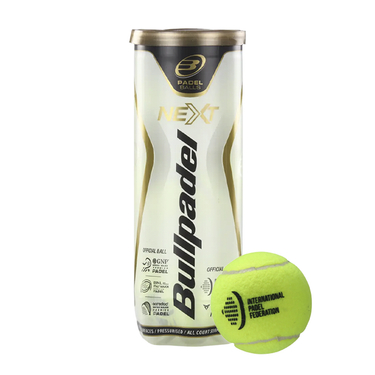 Bullpadel FIP Next can of 3 padel balls