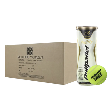 Bullpadel FIP Next Bollåda 24 Rör 3 Padelbollar