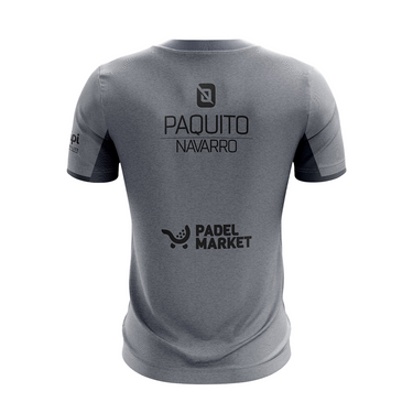 BULLPADEL MENSA JR Gris FW26 PAQUITO NAVARRO (Camiseta Oficial)