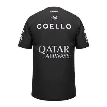 HEAD ARTURO COELLO Black SS26 (Camiseta Oficial)