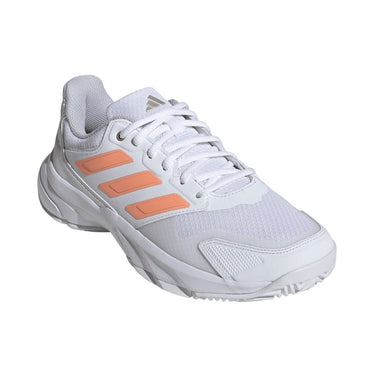 ADIDAS COURTJAM CONTROL 3 W White/Orange SS26 (Padelschuhe)