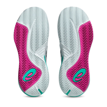 ASICS GEL-RESOLUTION X Clay White/Green SS26 (Padelschuhe)