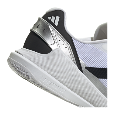 Zapatillas de pádel hombre Adidas Crazyquick LS blancas y negras FW26 Ale Galán #Color_Blanco