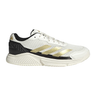 Zapatillas de pádel hombre Adidas Courtquick blancas y doradas FW26 #Color_Blanco