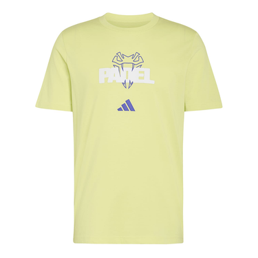 Camiseta Adidas PADEL Graphic Tee FW26 amarillo #Color_Amarillo