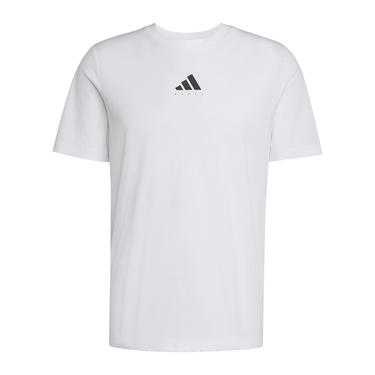Camiseta hombre Adidas Padel CAT Graphic Tee FW26 blanco #Color_Blanco