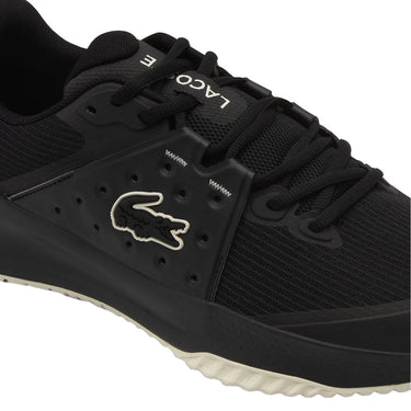 LACOSTE POWER SERVE Black/Off White FW25 (Tênis)