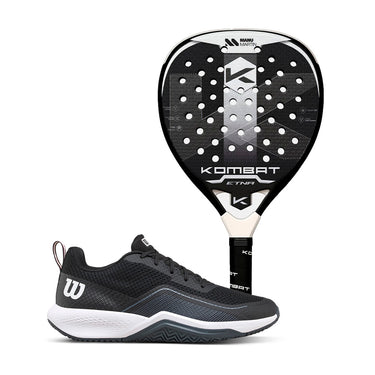 Pala KOMBAT ETNA 2025 by MANU MARTIN + Zapatillas WILSON RUSH PRO ACE Black FW25
