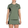 Camiseta mujer Bullpadel PAMPAN PREMIER PADEL verde #Color_Verde