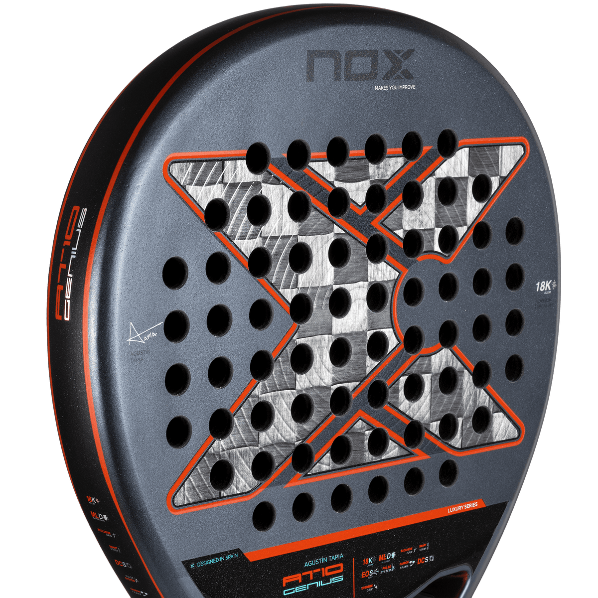 Nox AT10 Genius 18K 2025 Padel Racket Agustin Tapia – Padel Market