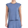 Camiseta mujer Bullpadel PINATAR LTD 2026 azul #Color_Azul