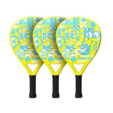 3 Palas WILSON MINIONS 2.0 Junior Padel