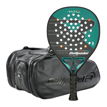 Pack Bullpadel Hack 04 Hybrid 2025 + Bullpadel Casual Padeltasche BPP-22016 – Hybridkraft trifft urbanen Stil